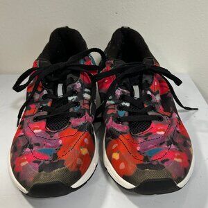Vionic Shoes Womens Size 8.5 Tourney Watercolor Floral Print EUC